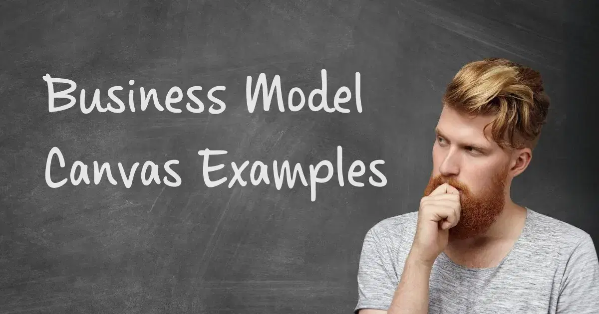 business model canvas examples illustration